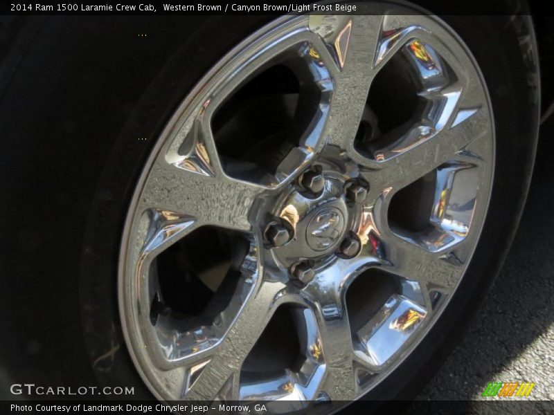 Western Brown / Canyon Brown/Light Frost Beige 2014 Ram 1500 Laramie Crew Cab