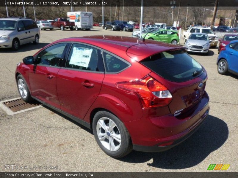 Ruby Red / Charcoal Black 2014 Ford Focus SE Hatchback