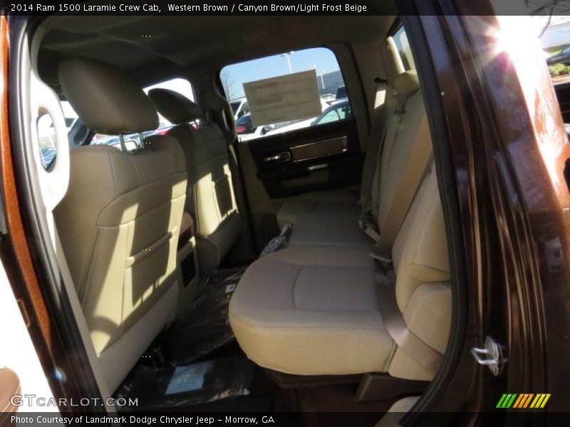 Western Brown / Canyon Brown/Light Frost Beige 2014 Ram 1500 Laramie Crew Cab