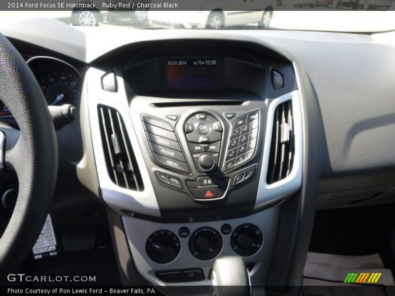 Ruby Red / Charcoal Black 2014 Ford Focus SE Hatchback