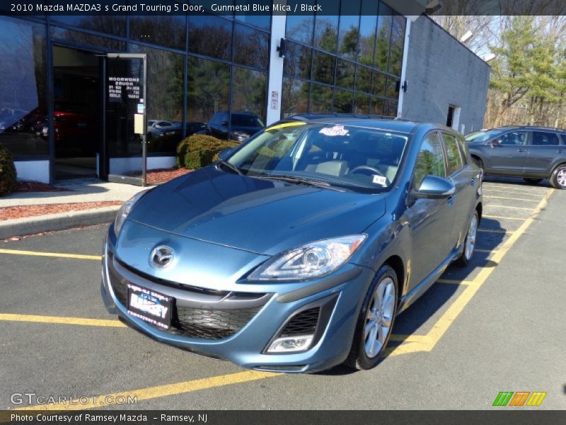 Gunmetal Blue Mica / Black 2010 Mazda MAZDA3 s Grand Touring 5 Door