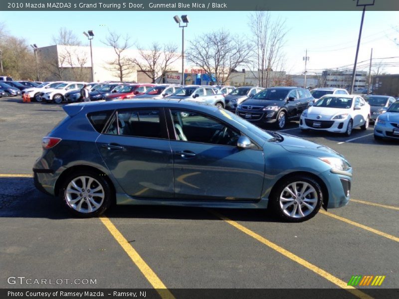 Gunmetal Blue Mica / Black 2010 Mazda MAZDA3 s Grand Touring 5 Door