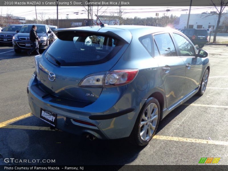 Gunmetal Blue Mica / Black 2010 Mazda MAZDA3 s Grand Touring 5 Door