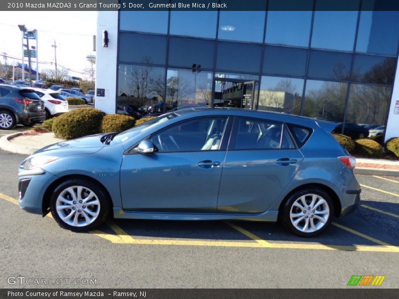 Gunmetal Blue Mica / Black 2010 Mazda MAZDA3 s Grand Touring 5 Door