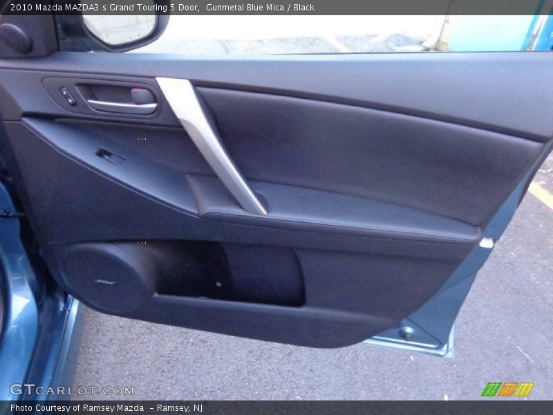 Gunmetal Blue Mica / Black 2010 Mazda MAZDA3 s Grand Touring 5 Door