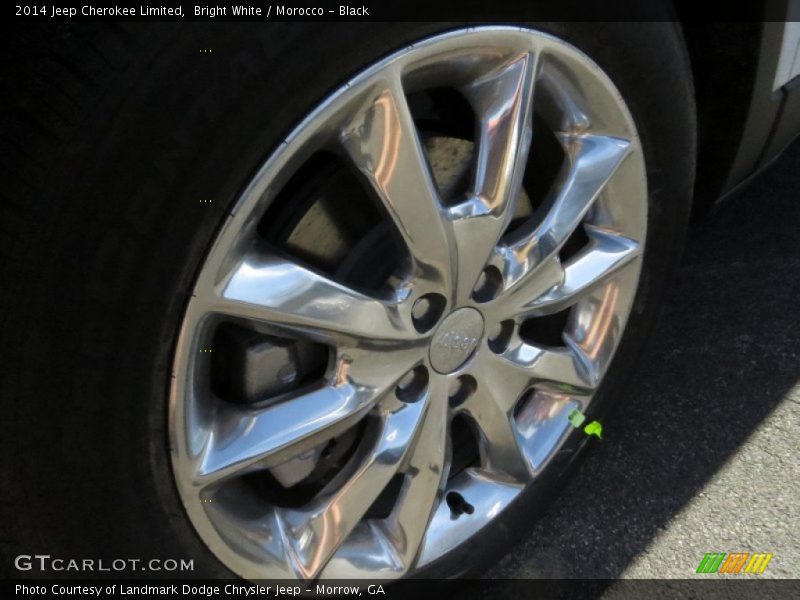 Bright White / Morocco - Black 2014 Jeep Cherokee Limited