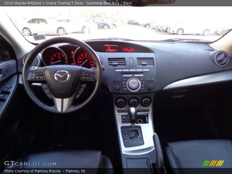 Gunmetal Blue Mica / Black 2010 Mazda MAZDA3 s Grand Touring 5 Door