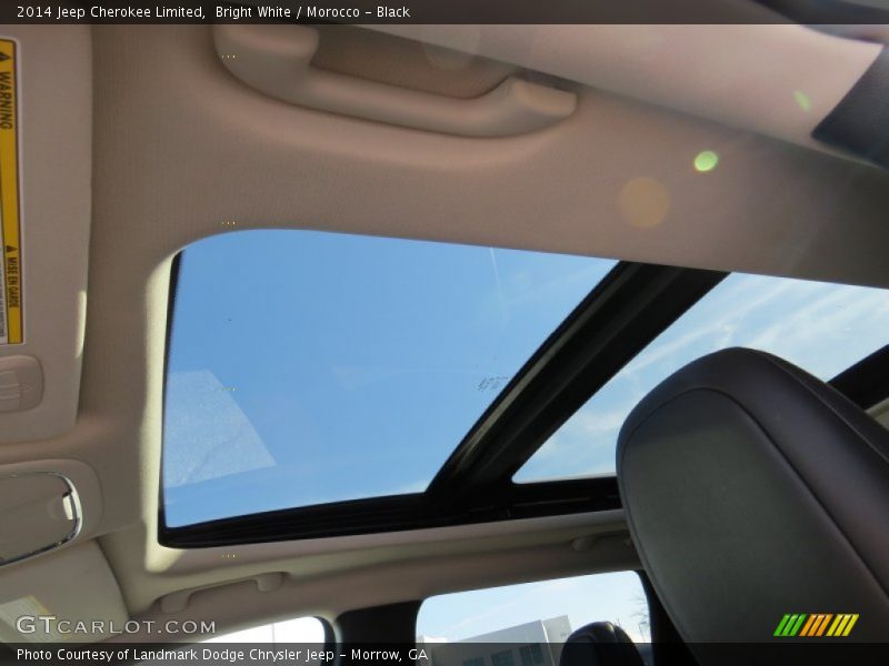 Bright White / Morocco - Black 2014 Jeep Cherokee Limited