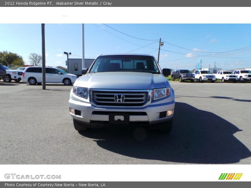 Alabaster Silver Metallic / Gray 2012 Honda Ridgeline RT