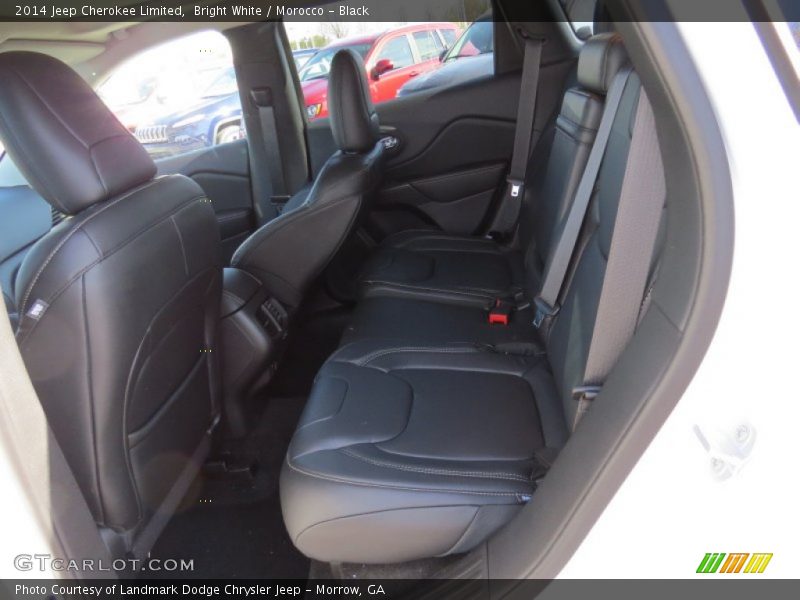 Bright White / Morocco - Black 2014 Jeep Cherokee Limited