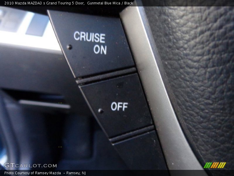 Gunmetal Blue Mica / Black 2010 Mazda MAZDA3 s Grand Touring 5 Door