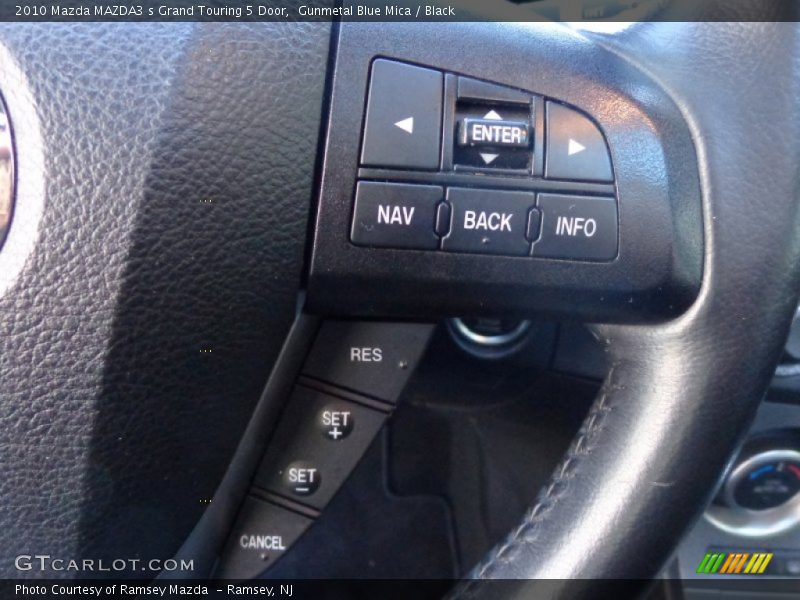 Gunmetal Blue Mica / Black 2010 Mazda MAZDA3 s Grand Touring 5 Door
