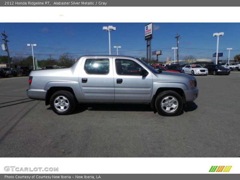 Alabaster Silver Metallic / Gray 2012 Honda Ridgeline RT