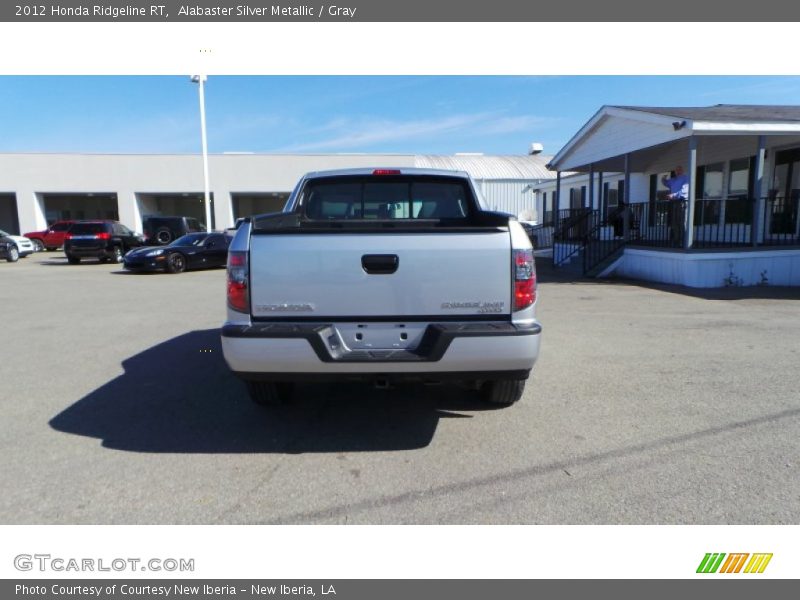 Alabaster Silver Metallic / Gray 2012 Honda Ridgeline RT