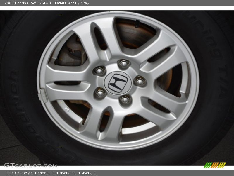 Taffeta White / Gray 2003 Honda CR-V EX 4WD