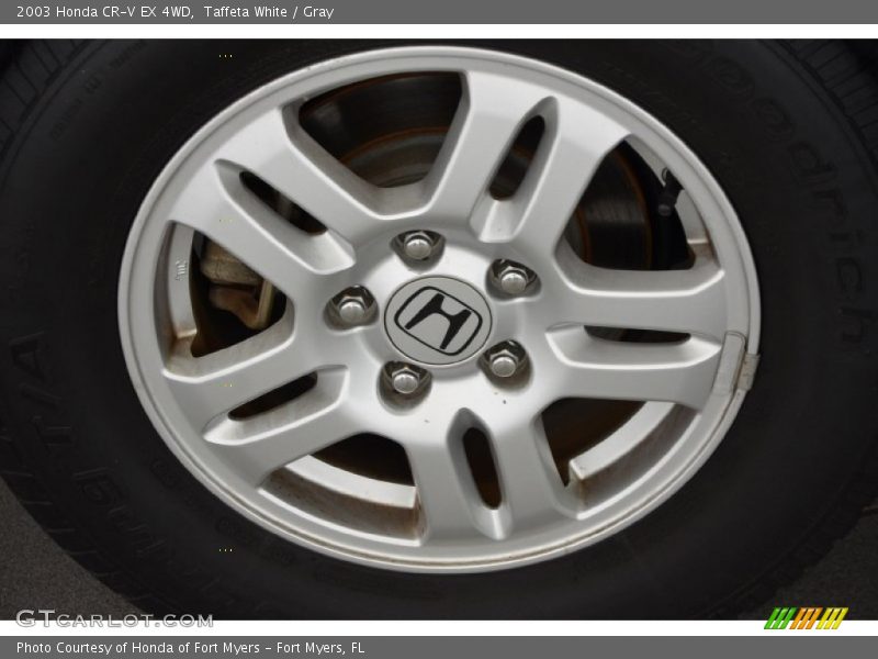 Taffeta White / Gray 2003 Honda CR-V EX 4WD