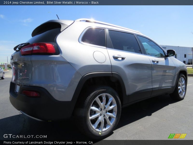 Billet Silver Metallic / Morocco - Black 2014 Jeep Cherokee Limited