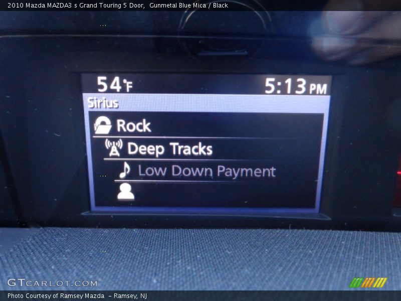 Gunmetal Blue Mica / Black 2010 Mazda MAZDA3 s Grand Touring 5 Door