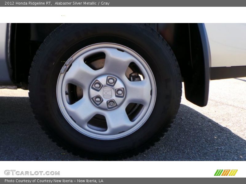 Alabaster Silver Metallic / Gray 2012 Honda Ridgeline RT