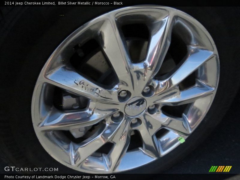 Billet Silver Metallic / Morocco - Black 2014 Jeep Cherokee Limited