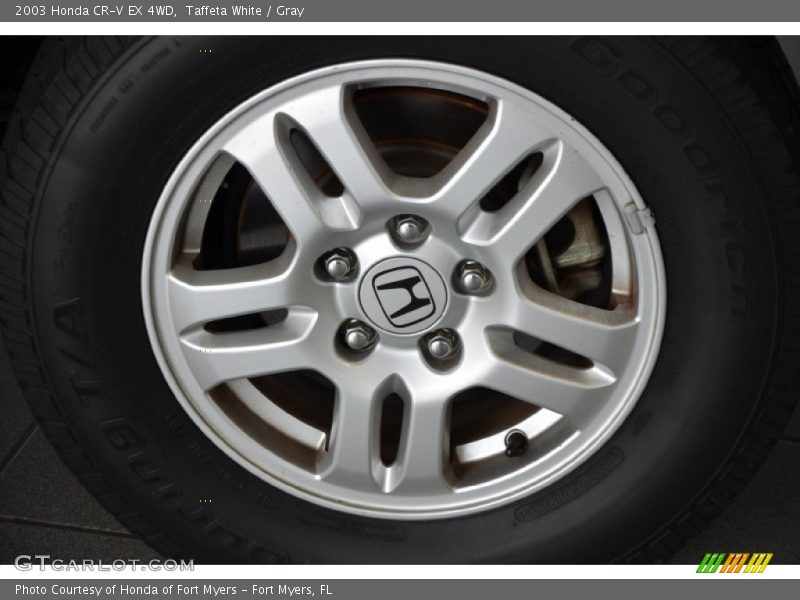 Taffeta White / Gray 2003 Honda CR-V EX 4WD