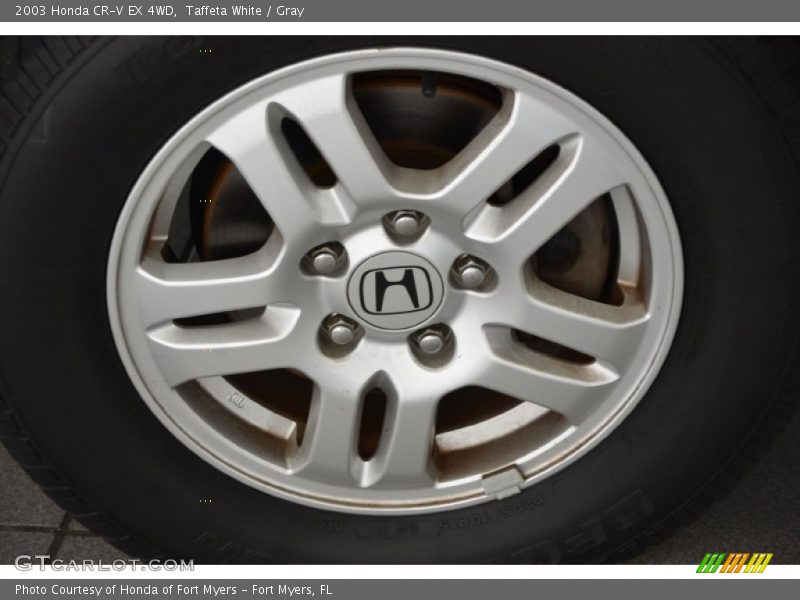 Taffeta White / Gray 2003 Honda CR-V EX 4WD