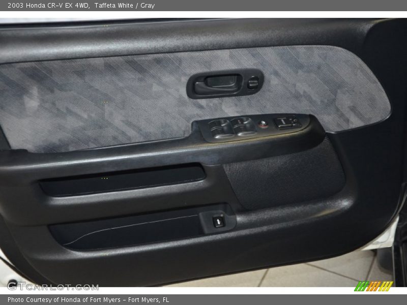 Taffeta White / Gray 2003 Honda CR-V EX 4WD