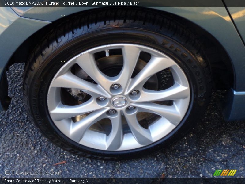 Gunmetal Blue Mica / Black 2010 Mazda MAZDA3 s Grand Touring 5 Door