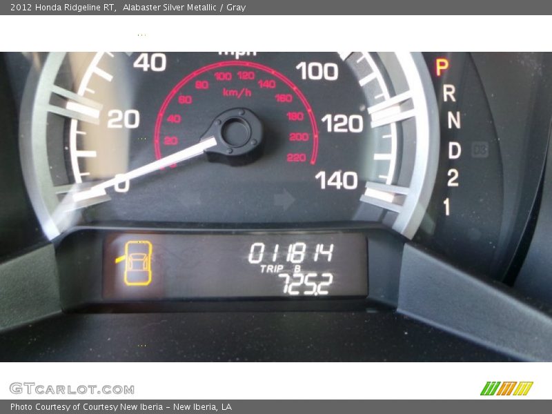 Alabaster Silver Metallic / Gray 2012 Honda Ridgeline RT