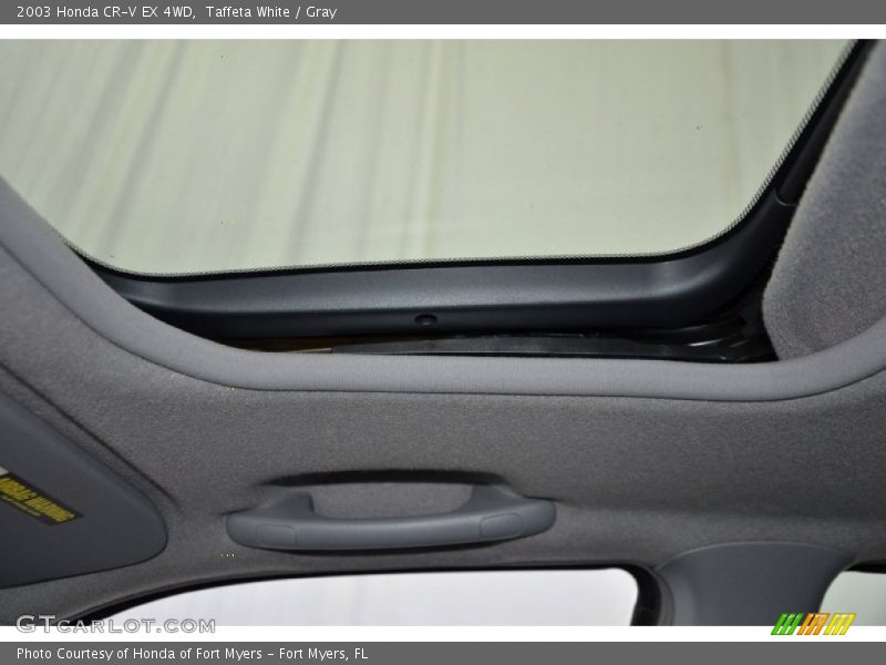 Taffeta White / Gray 2003 Honda CR-V EX 4WD