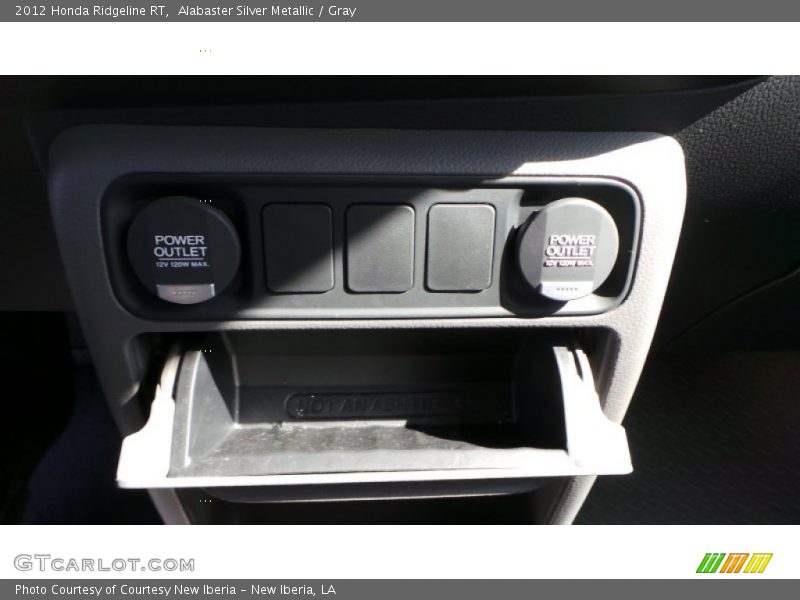 Alabaster Silver Metallic / Gray 2012 Honda Ridgeline RT