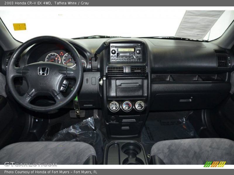 Taffeta White / Gray 2003 Honda CR-V EX 4WD