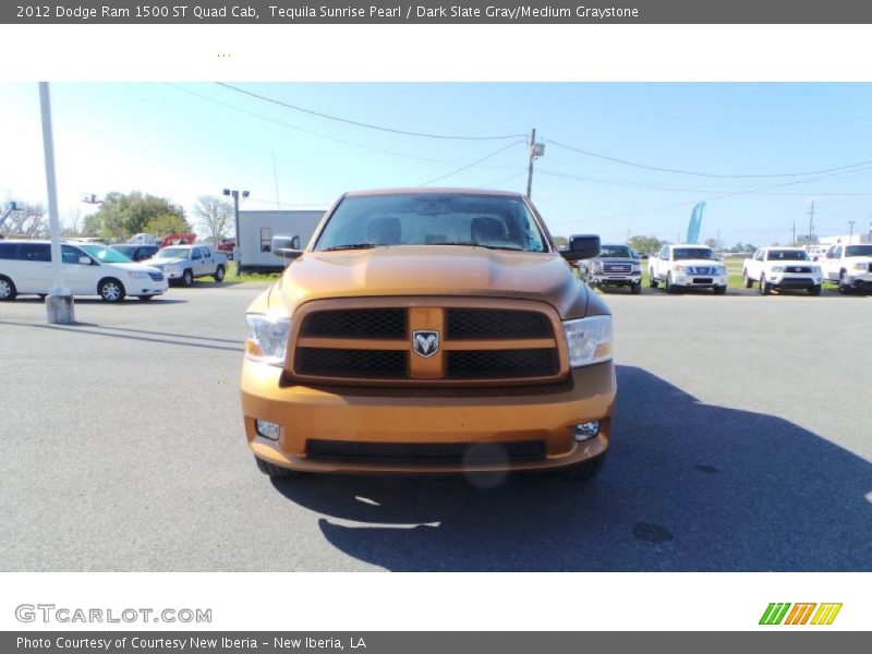 Tequila Sunrise Pearl / Dark Slate Gray/Medium Graystone 2012 Dodge Ram 1500 ST Quad Cab