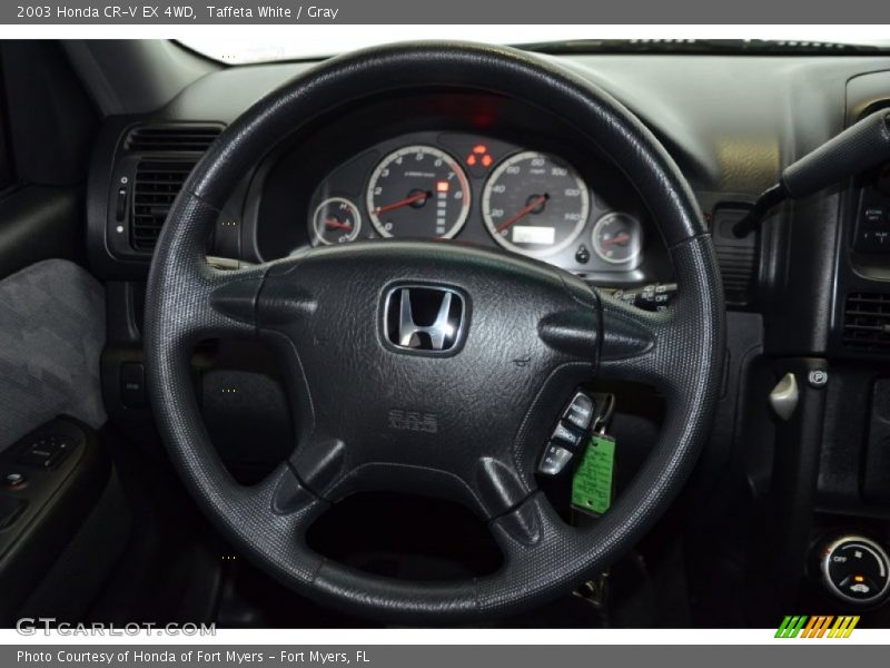 Taffeta White / Gray 2003 Honda CR-V EX 4WD