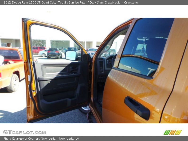 Tequila Sunrise Pearl / Dark Slate Gray/Medium Graystone 2012 Dodge Ram 1500 ST Quad Cab