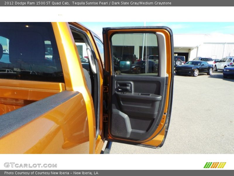 Tequila Sunrise Pearl / Dark Slate Gray/Medium Graystone 2012 Dodge Ram 1500 ST Quad Cab