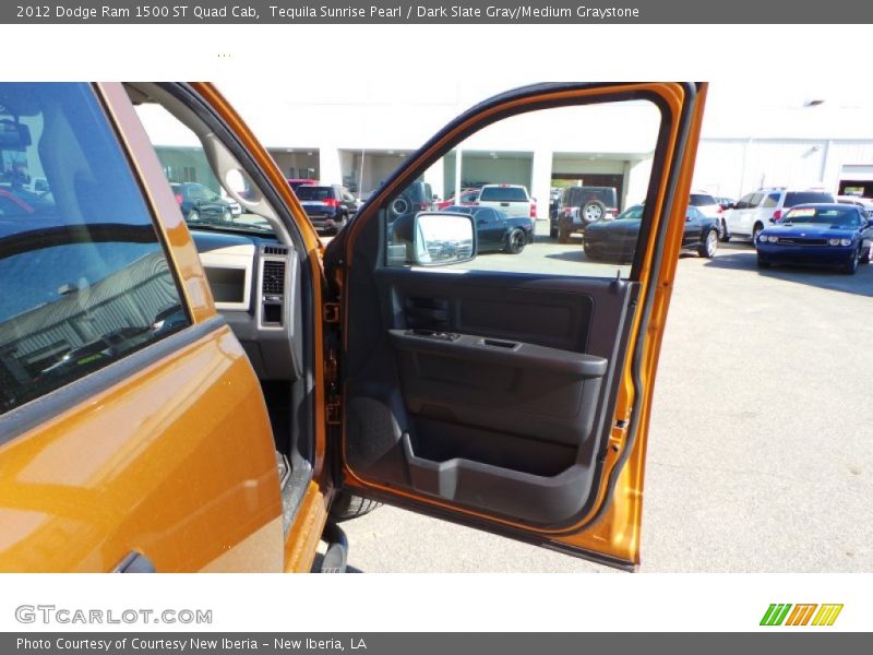 Tequila Sunrise Pearl / Dark Slate Gray/Medium Graystone 2012 Dodge Ram 1500 ST Quad Cab