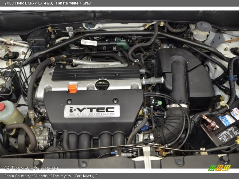 Taffeta White / Gray 2003 Honda CR-V EX 4WD