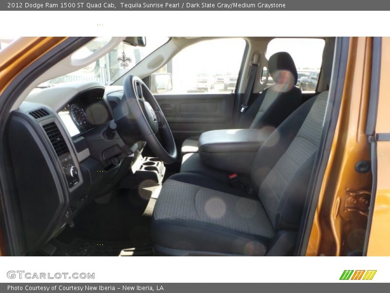Tequila Sunrise Pearl / Dark Slate Gray/Medium Graystone 2012 Dodge Ram 1500 ST Quad Cab