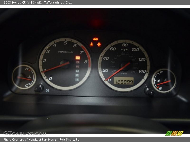 Taffeta White / Gray 2003 Honda CR-V EX 4WD