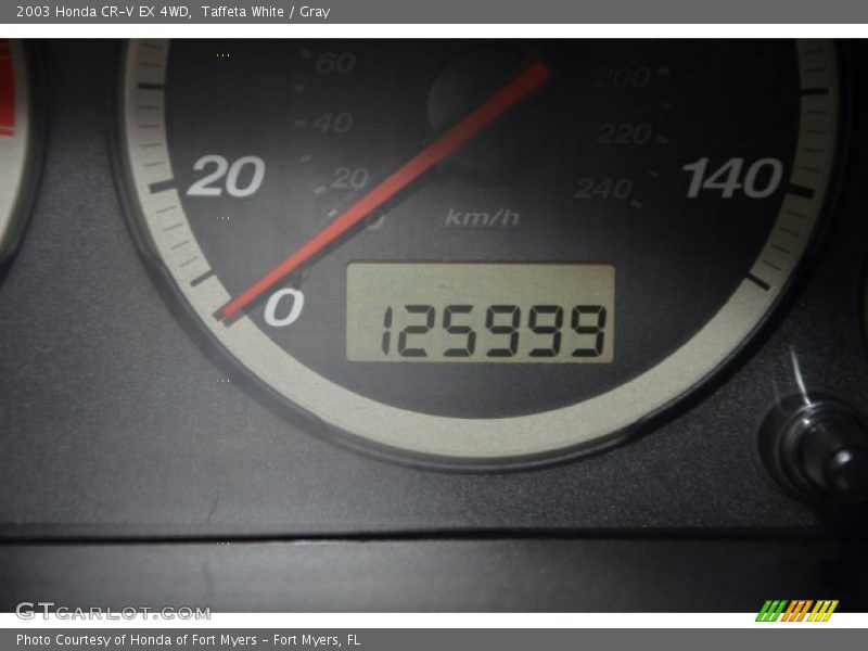Taffeta White / Gray 2003 Honda CR-V EX 4WD