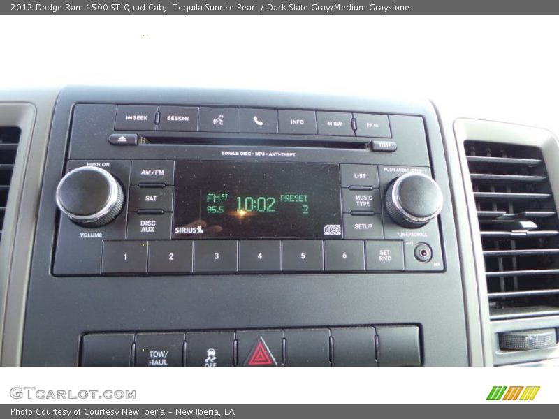 Tequila Sunrise Pearl / Dark Slate Gray/Medium Graystone 2012 Dodge Ram 1500 ST Quad Cab