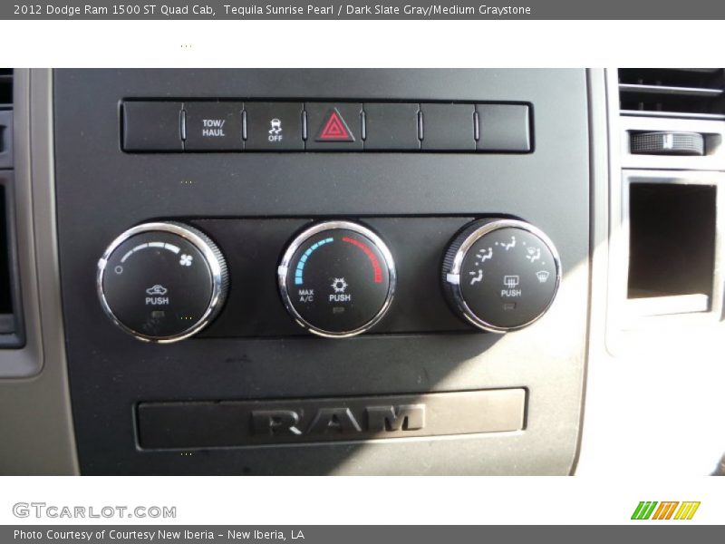 Tequila Sunrise Pearl / Dark Slate Gray/Medium Graystone 2012 Dodge Ram 1500 ST Quad Cab