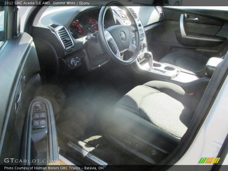 Summit White / Ebony 2012 GMC Acadia SLE AWD