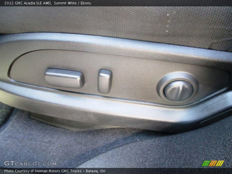 Summit White / Ebony 2012 GMC Acadia SLE AWD
