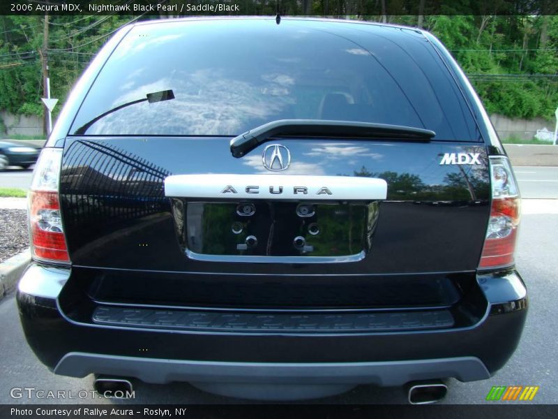 Nighthawk Black Pearl / Saddle/Black 2006 Acura MDX