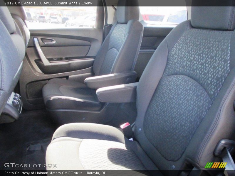 Summit White / Ebony 2012 GMC Acadia SLE AWD