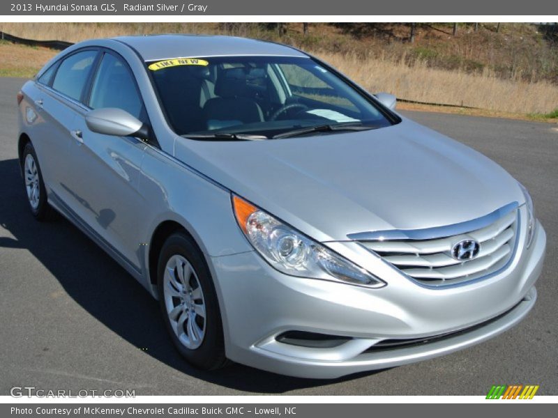 Radiant Silver / Gray 2013 Hyundai Sonata GLS