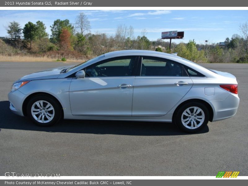 Radiant Silver / Gray 2013 Hyundai Sonata GLS