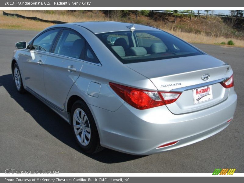 Radiant Silver / Gray 2013 Hyundai Sonata GLS
